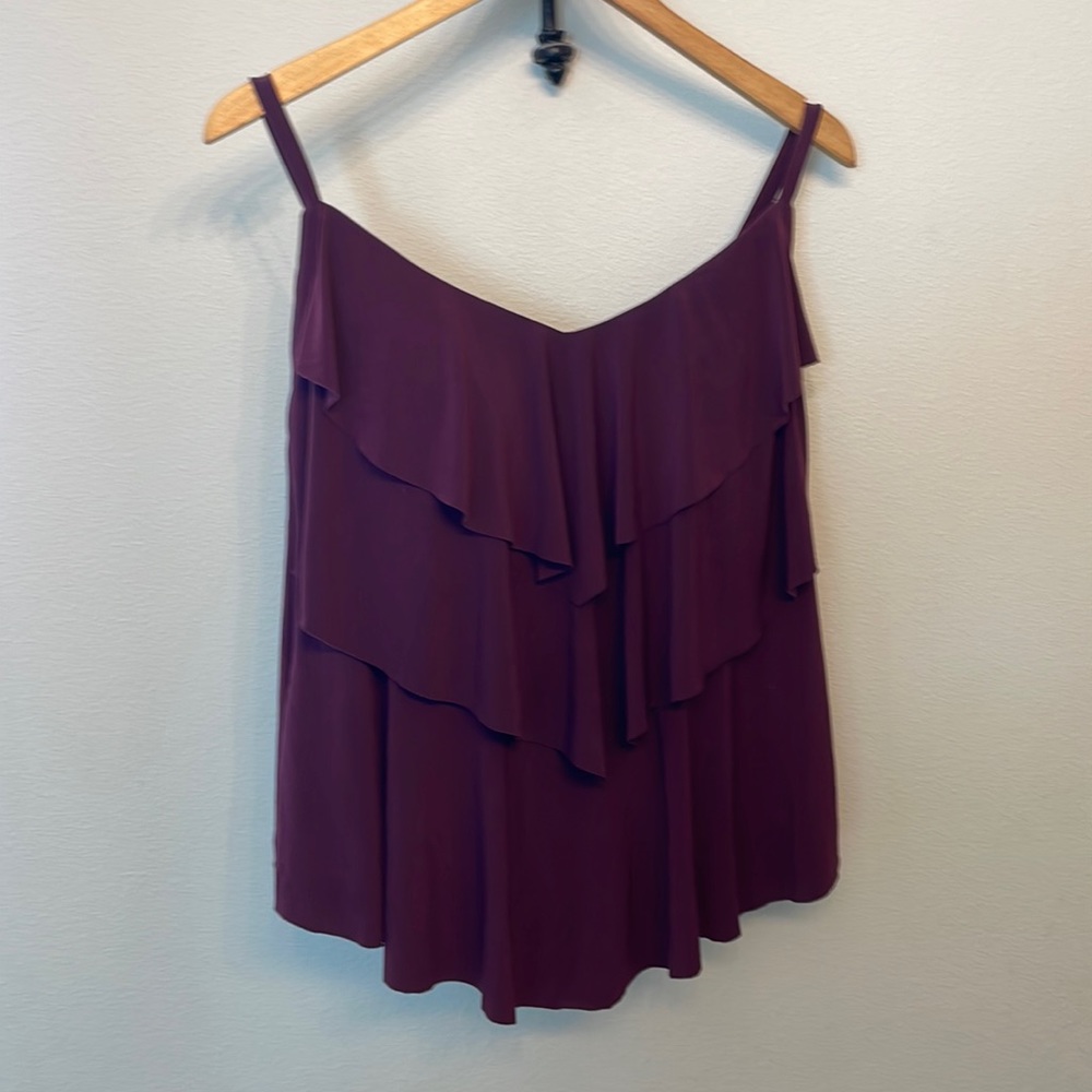 Maroon bathing suit